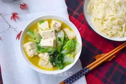 In winter, we'll have a cabbage tofu