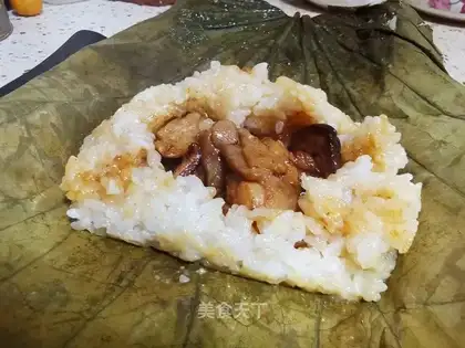 Haffle rice chicken