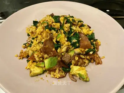 Seafood egg fried rice