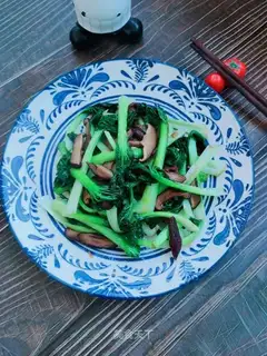 Fry mushrooms