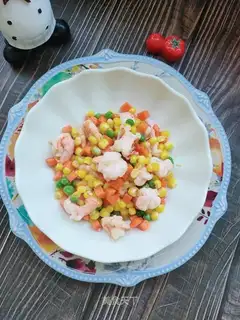 Shrimp fried corn