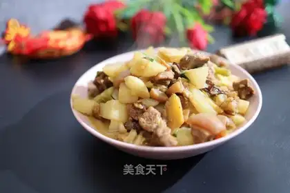Roach and lamb stew