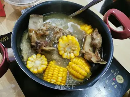 Corn oxbone soup
