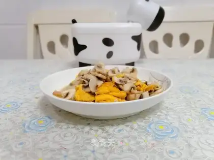 Mushroom fried eggs