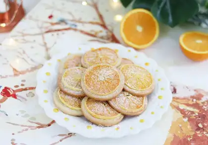 The hot orange cookies