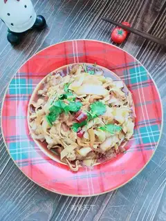 Cabbage and bean peel