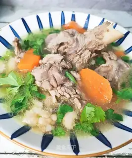 The lamb soup