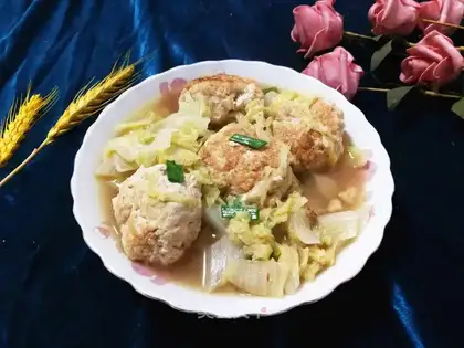 Bean-cooked meat