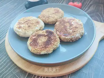 Sesame sauce pancakes