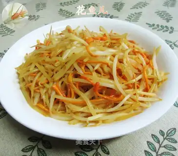 Scrambled green beans