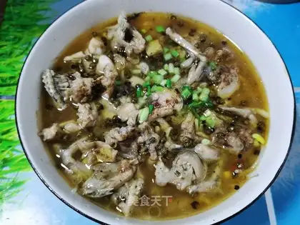 Boiled bull frog