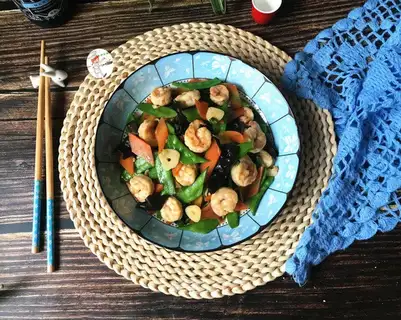 Dutch soy shrimp