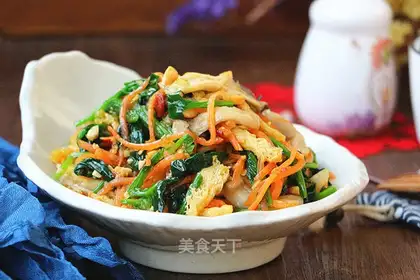 A spinach mushroom