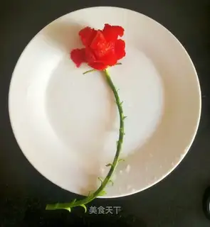 Strawberry garlic roses