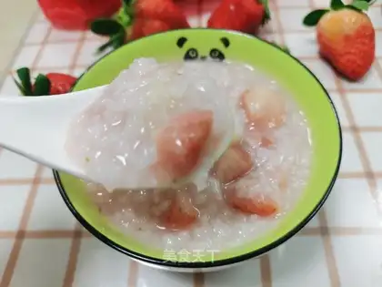 Strawberry congee