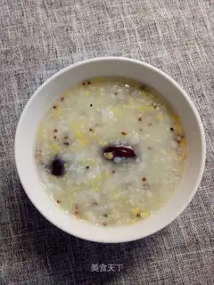 Quail rice congee