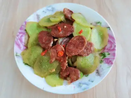 Weenie fried cucumber