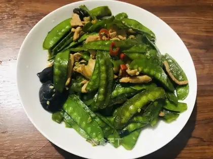 Fried Dutch beans