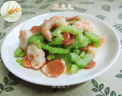 The ham, the shrimp, the bitter melon