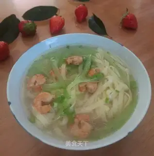 cucumber shrimp corn noodles