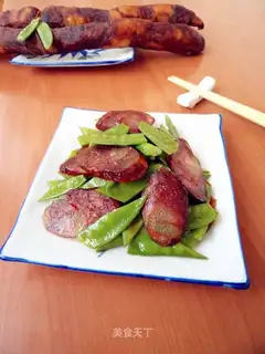 Weenie fried Dutch beans