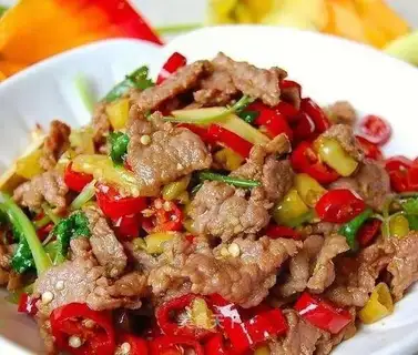 Fried beef