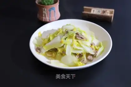 Meatloaf and cabbage