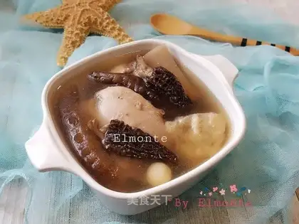 Chicken soup from the sheep's belly