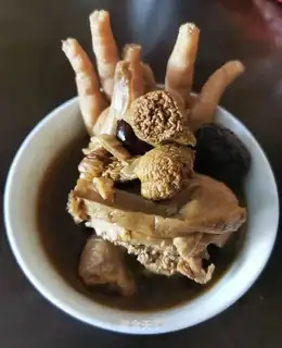 Double chicken soup