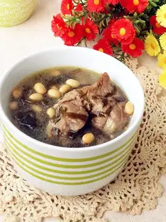 Cream chops, seaweed beans
