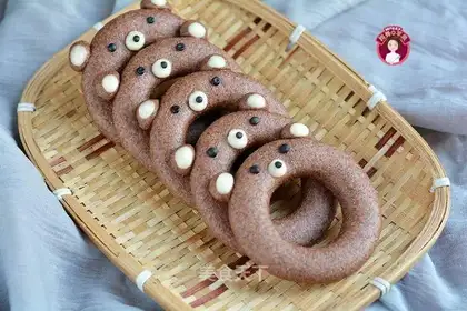 Black Mac Donut Bear