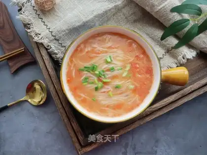 Tomato fish noodles