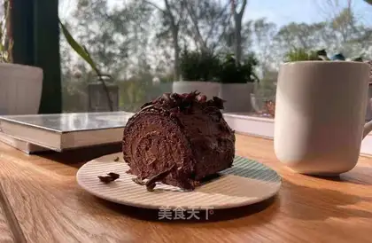 Chocolate stake cake rolls