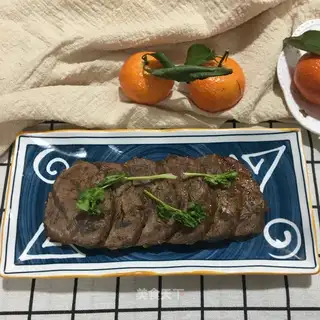 Smoky cow meat