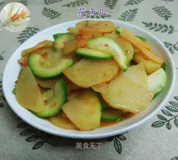 Cracker with potatoes