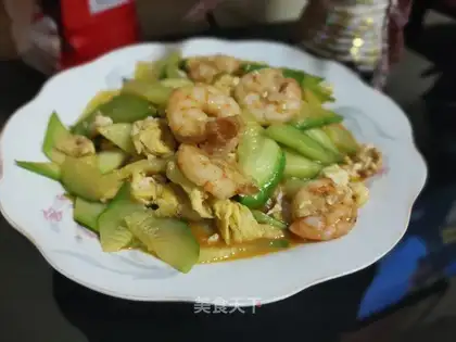 Shrimp fried eggs