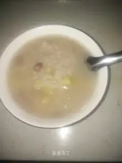 Potato peanut rice congee