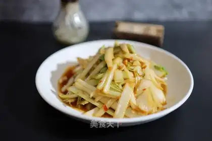 Bean-pealed cabbage