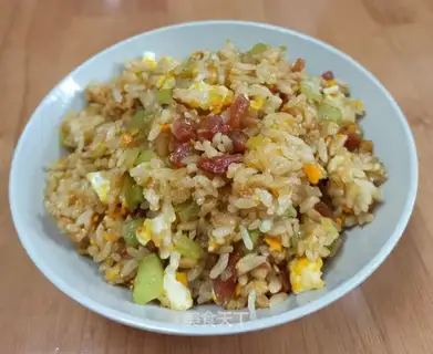 Cream sausage egg fried rice