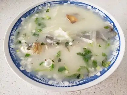 The radish gravy soup