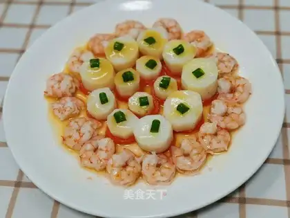 Steam shrimp
