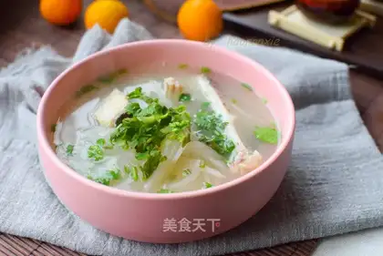 Carrot fish bone soup