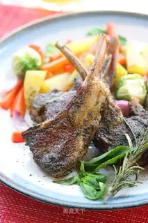 A lamb chop