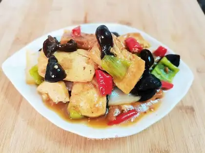 Three fresh tofu