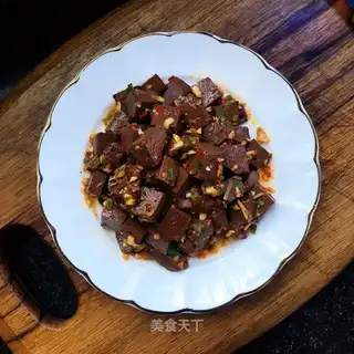 Garlic goat blood