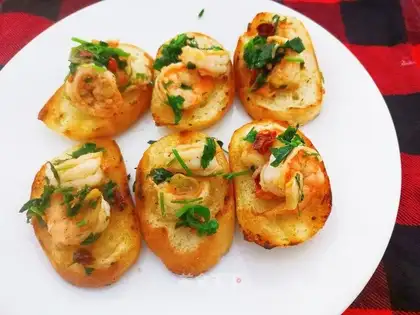 Spanish garlic shrimp