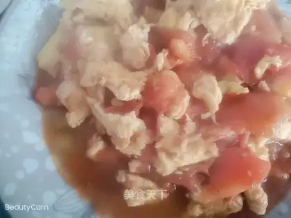 Tomato fried eggs