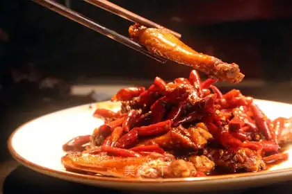 Spicy duck wings
