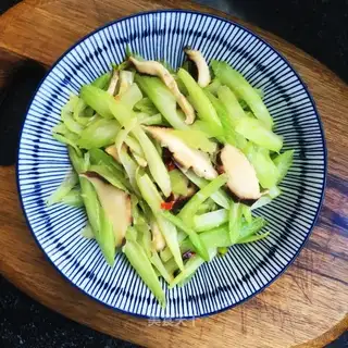 Fry mushrooms