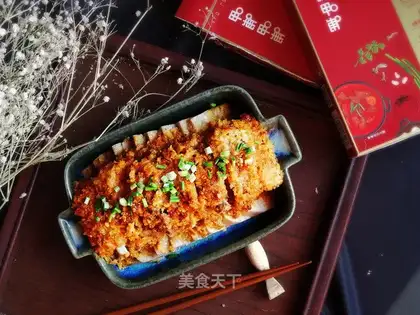 Spicy rice evaporation ribs